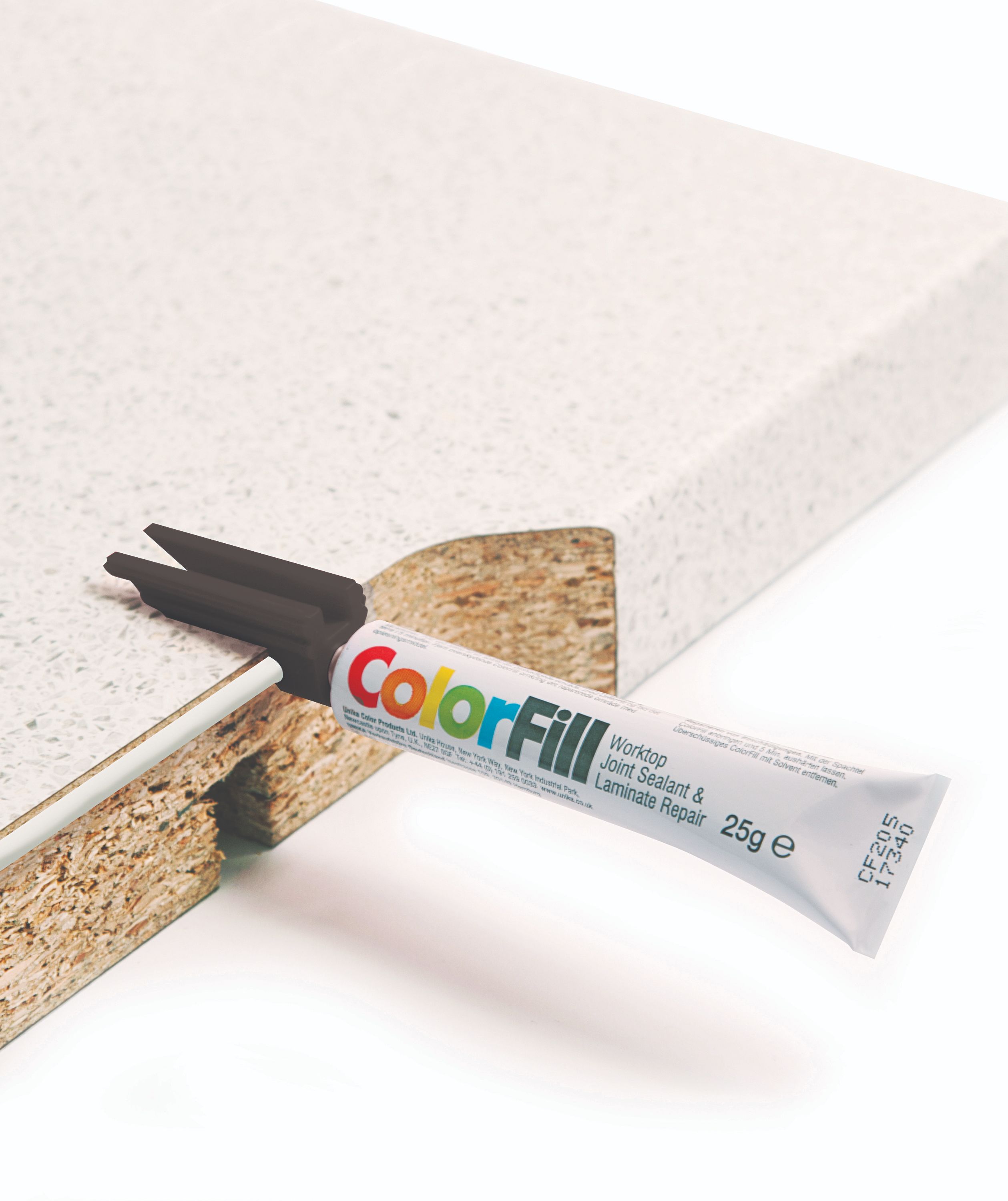 Colorfill Adhesive & Solvent Pack - White/Grey Marble